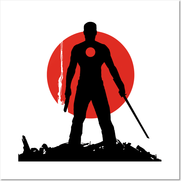 Bloodshot movie ninja Wall Art by Hmus